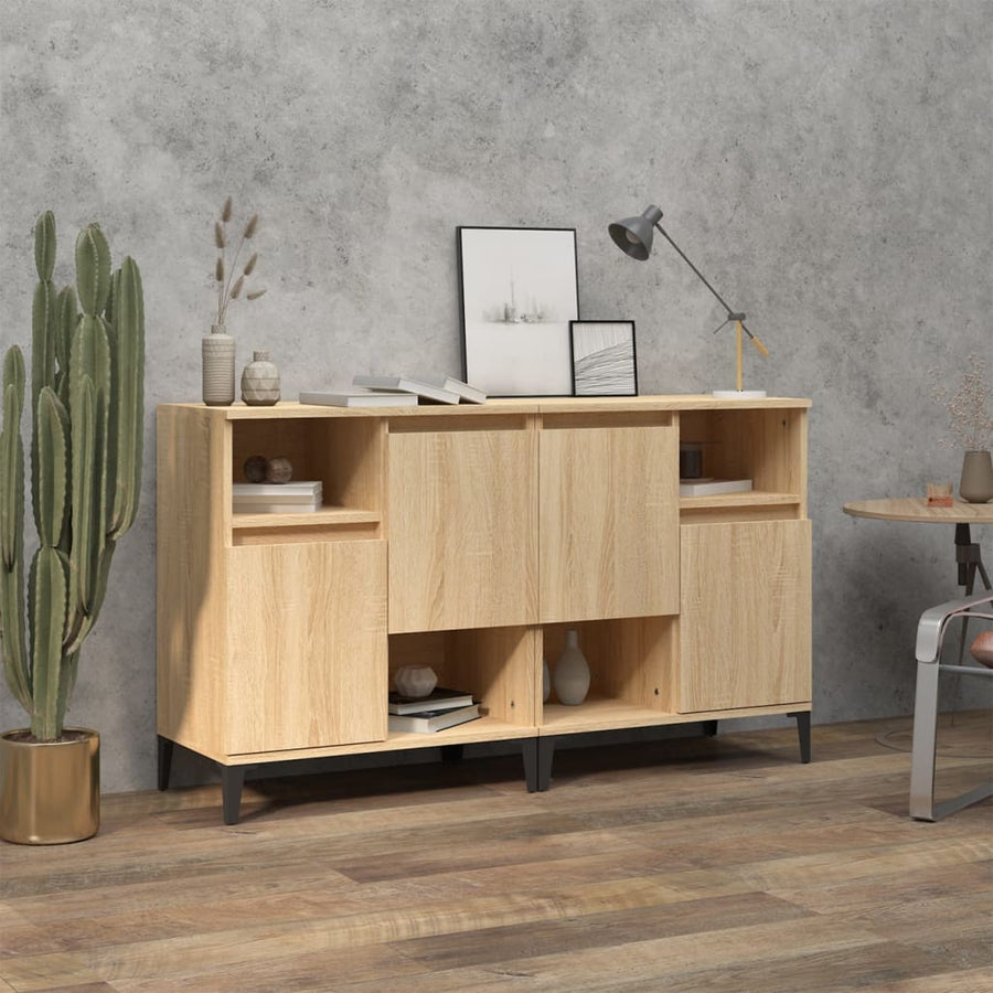 Dressoirs 60X35X70 Cm Bewerkt Hout Kleurig 2 Sonoma eiken