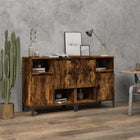 Sideboards 2 pcs 60x35x70 cm engineered wood smoked oak