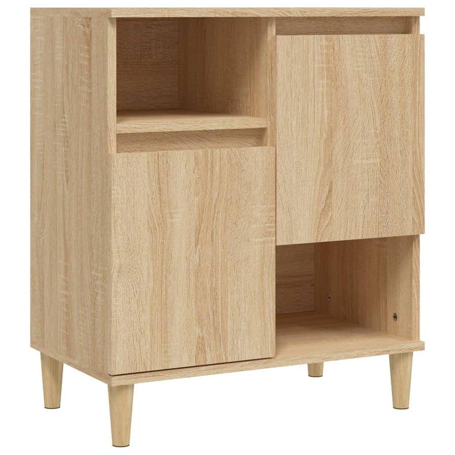 Dressoirs 3 St 60X35X70 Cm Bewerkt Hout Sonoma Eikenkleurig