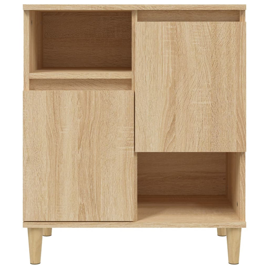 Dressoirs 3 St 60X35X70 Cm Bewerkt Hout Sonoma Eikenkleurig