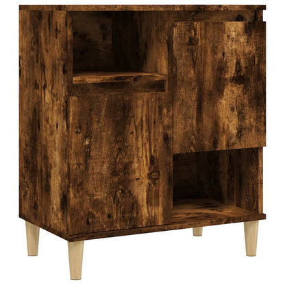 Dressoirs 3 St 60X35X70 Cm Bewerkt Hout Gerookt Eikenkleurig