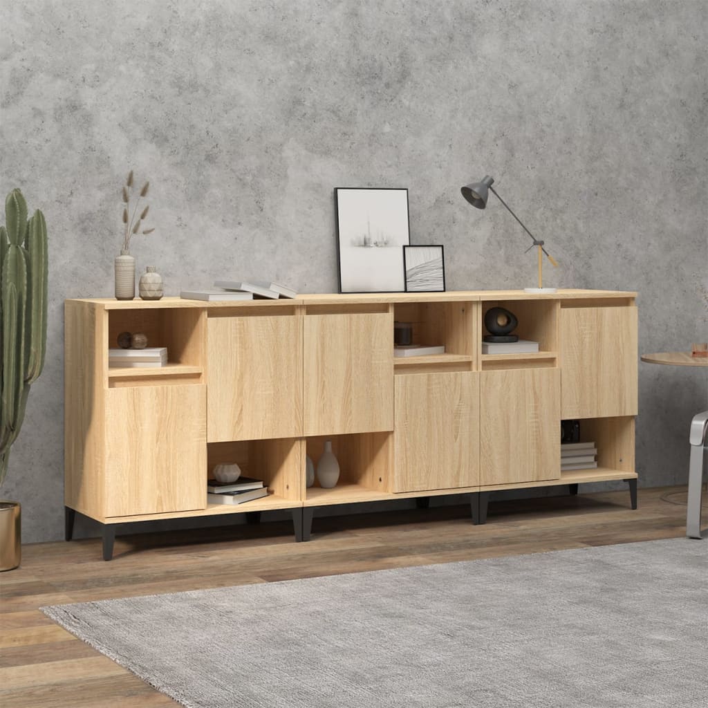 Dressoirs 60X35X70 Cm Bewerkt Hout Kleurig Sonoma eiken