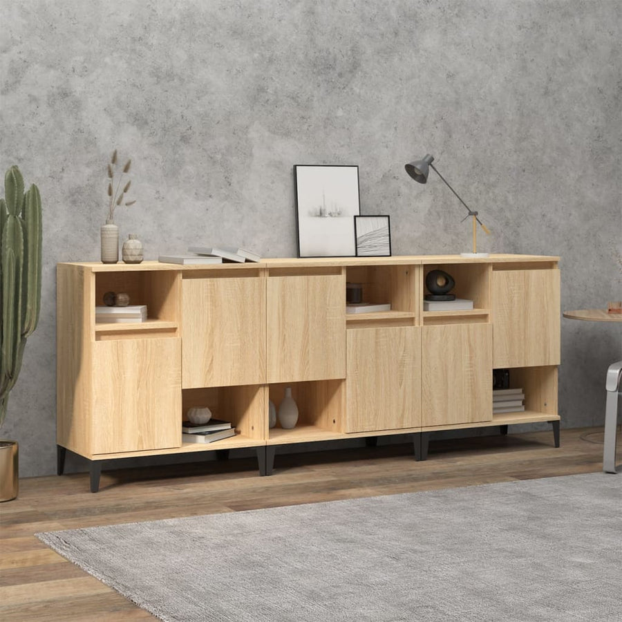 Dressoirs 60X35X70 Cm Bewerkt Hout Kleurig Sonoma eiken