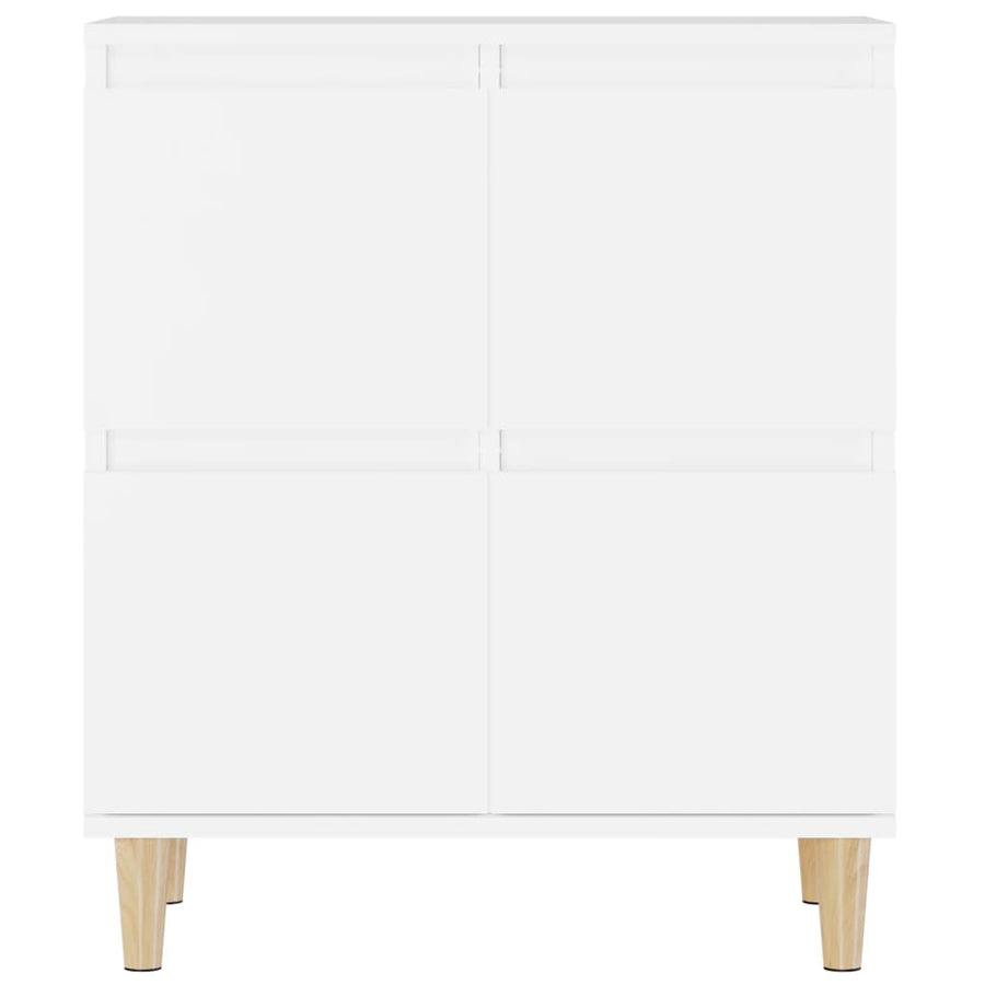 Dressoirs 2 St 60X35X70 Cm Bewerkt Hout Wit