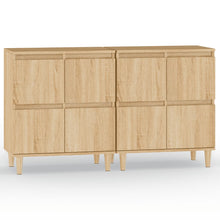 Dressoirs 2 St 60X35X70 Cm Bewerkt Hout Sonoma Eikenkleurig