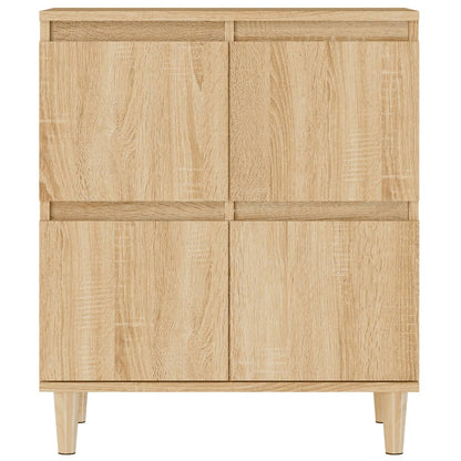 Dressoirs 2 St 60X35X70 Cm Bewerkt Hout Sonoma Eikenkleurig