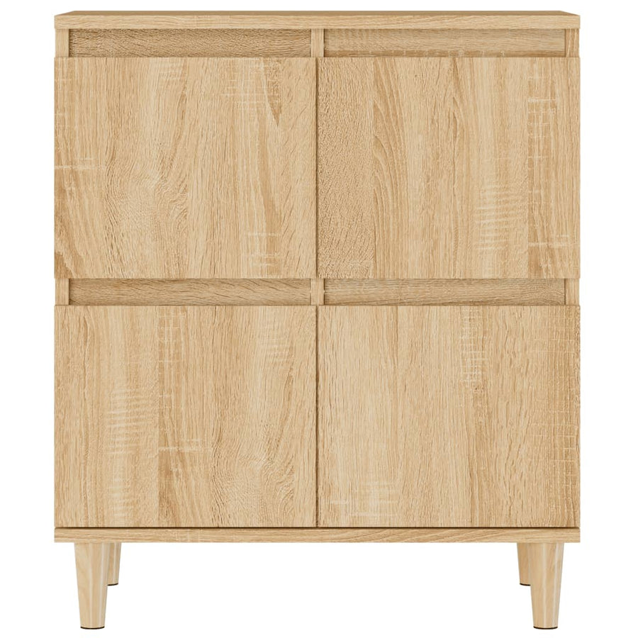 Dressoirs 2 St 60X35X70 Cm Bewerkt Hout Sonoma Eikenkleurig
