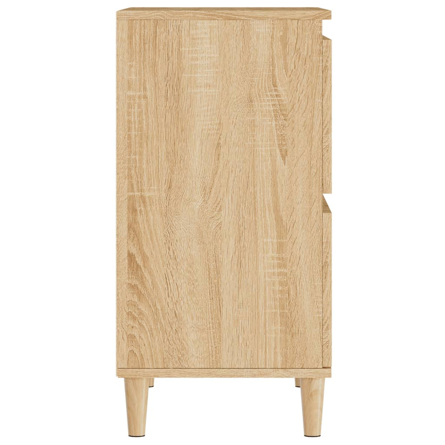 Dressoirs 2 St 60X35X70 Cm Bewerkt Hout Sonoma Eikenkleurig