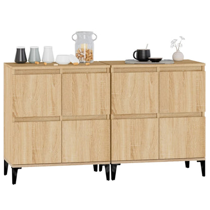 Dressoirs 60X35X70 Cm Bewerkt Hout Kleurig 2 Sonoma eiken