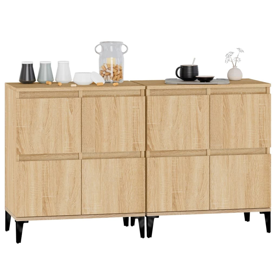 Dressoirs 60X35X70 Cm Bewerkt Hout Kleurig 2 Sonoma eiken