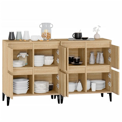 Dressoirs 60X35X70 Cm Bewerkt Hout Kleurig 2 Sonoma eiken