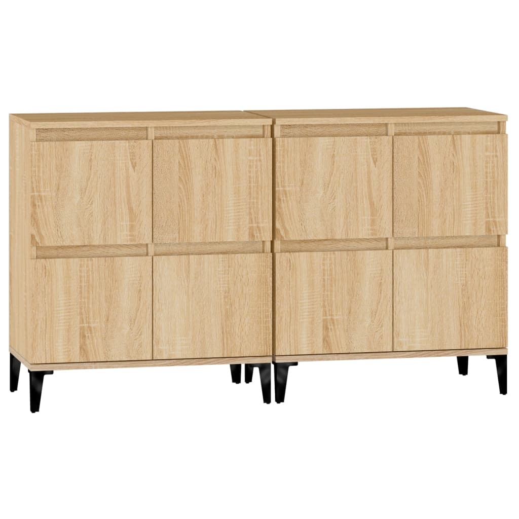 Dressoirs 60X35X70 Cm Bewerkt Hout Kleurig 2 Sonoma eiken