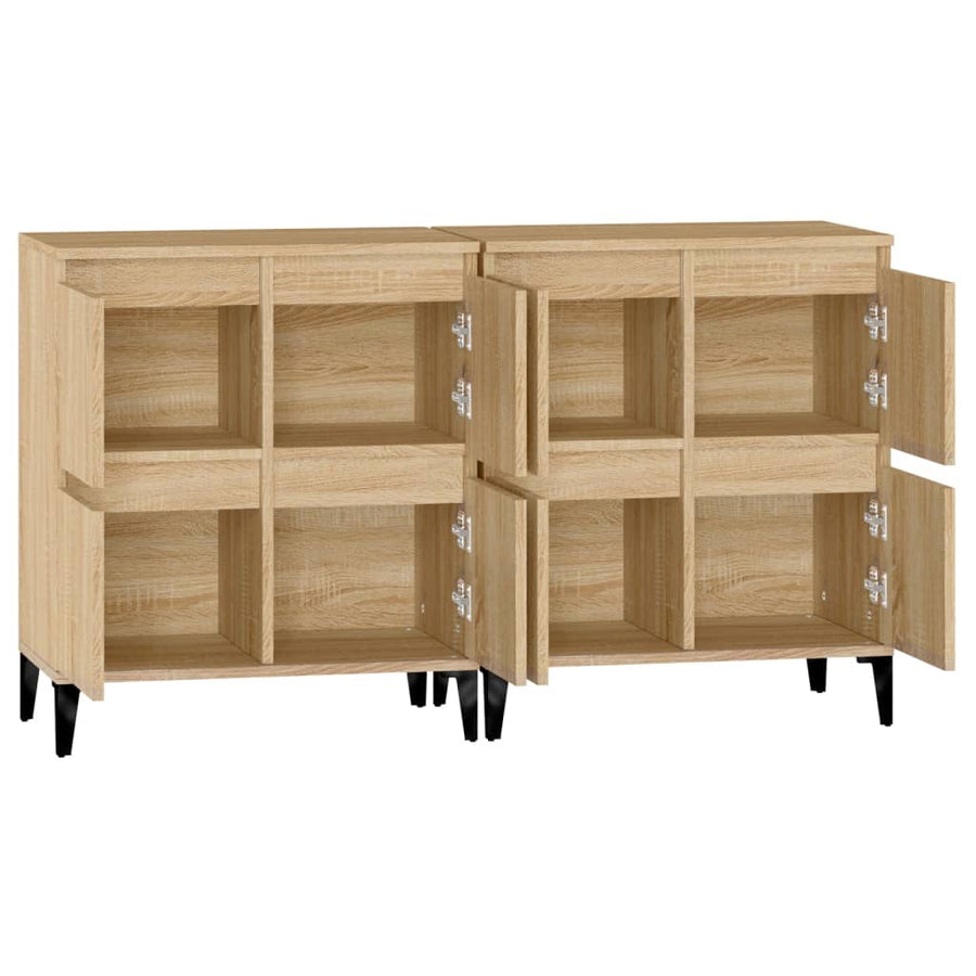 Dressoirs 60X35X70 Cm Bewerkt Hout Kleurig 2 Sonoma eiken