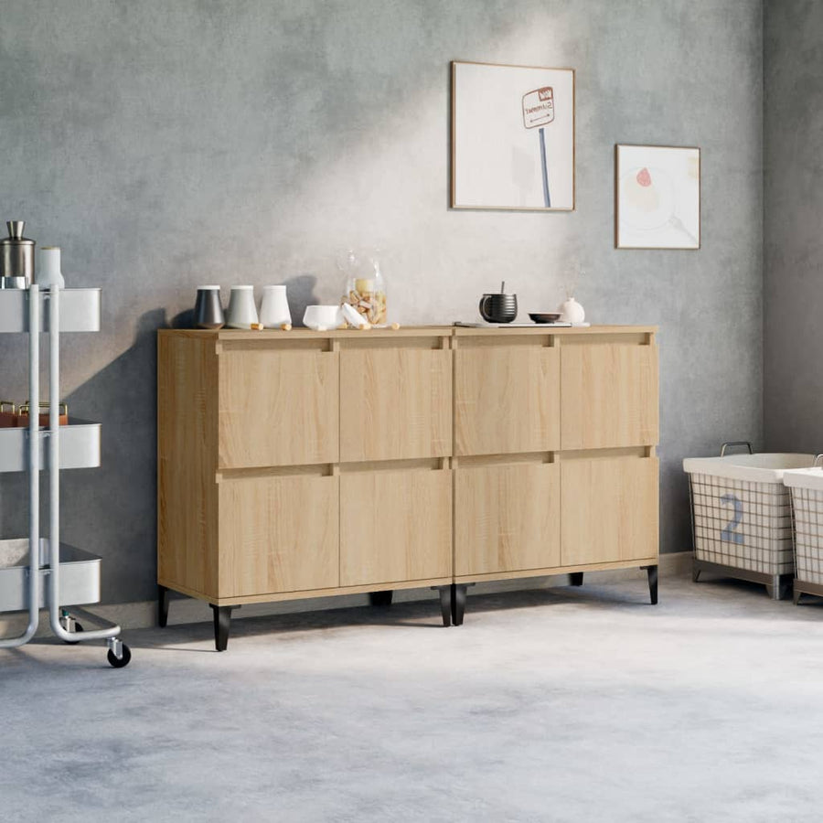 Dressoirs 60X35X70 Cm Bewerkt Hout Kleurig 2 Sonoma eiken