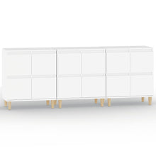 Dressoirs 3 St 60X35X70 Cm Bewerkt Hout Wit