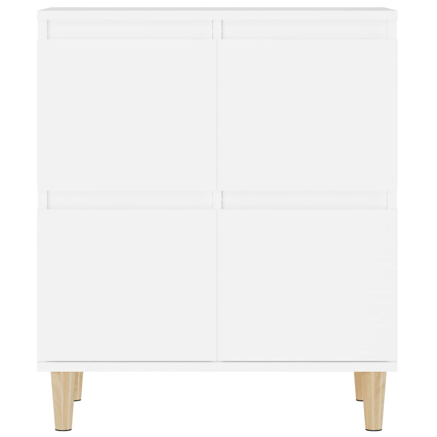 Dressoirs 3 St 60X35X70 Cm Bewerkt Hout Wit