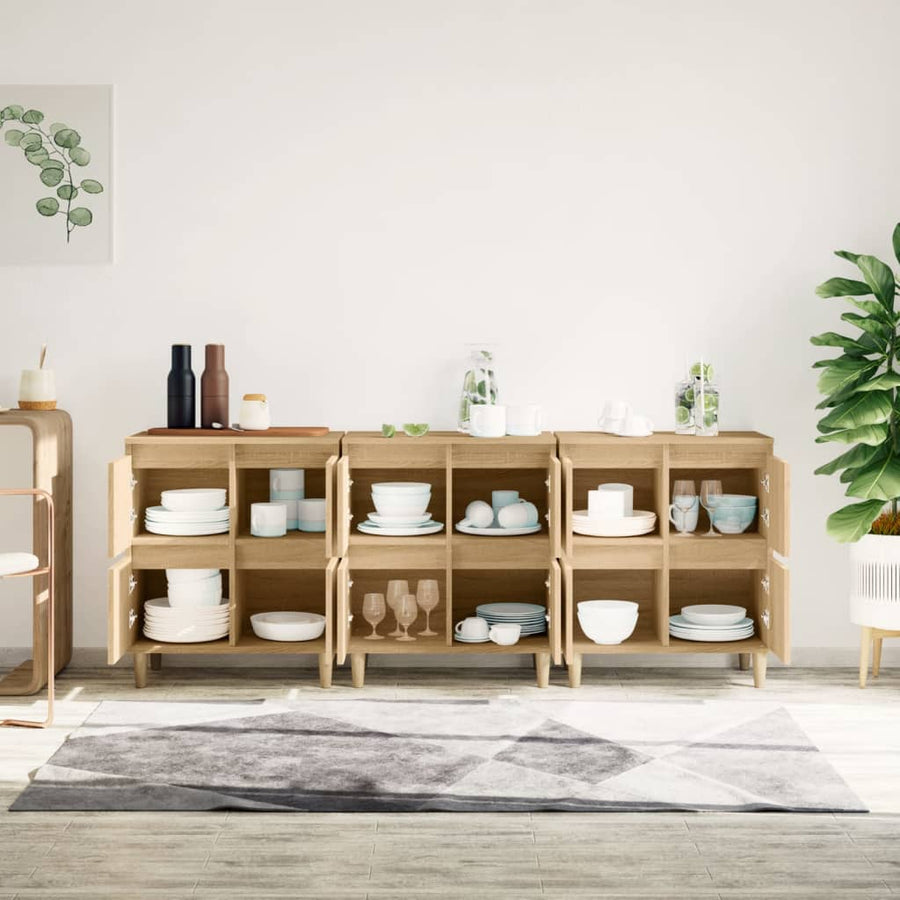 Dressoirs 60X35X70 Cm Bewerkt Hout Kleurig Sonoma eiken