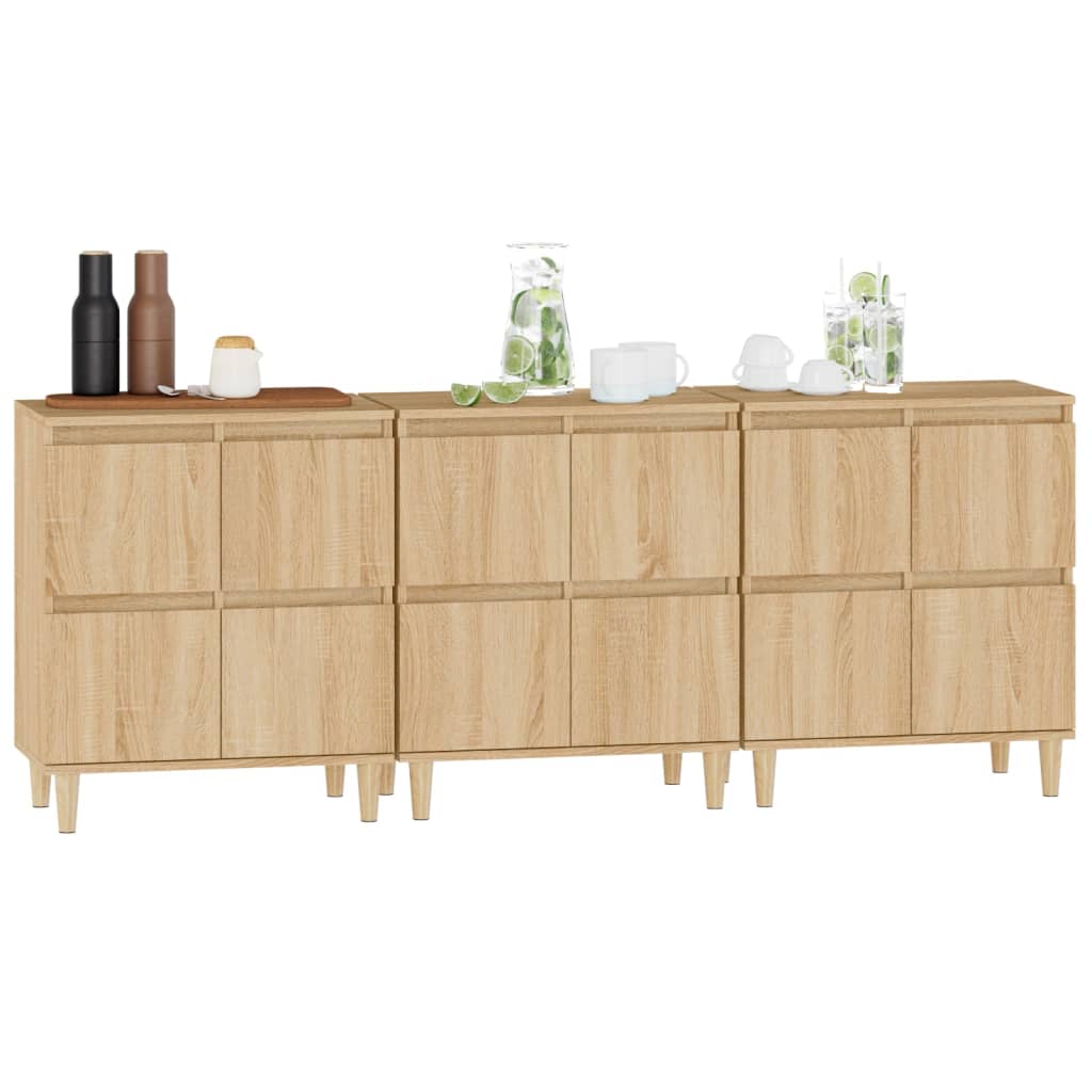 Dressoirs 60X35X70 Cm Bewerkt Hout Kleurig Sonoma eiken