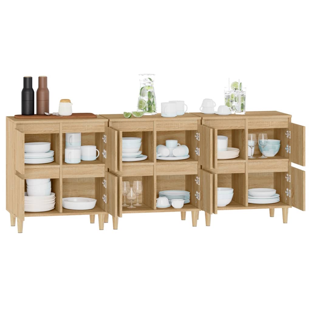 Dressoirs 60X35X70 Cm Bewerkt Hout Kleurig Sonoma eiken