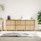 Dressoir 60x35x70 cm bewerkt hout sonoma eiken