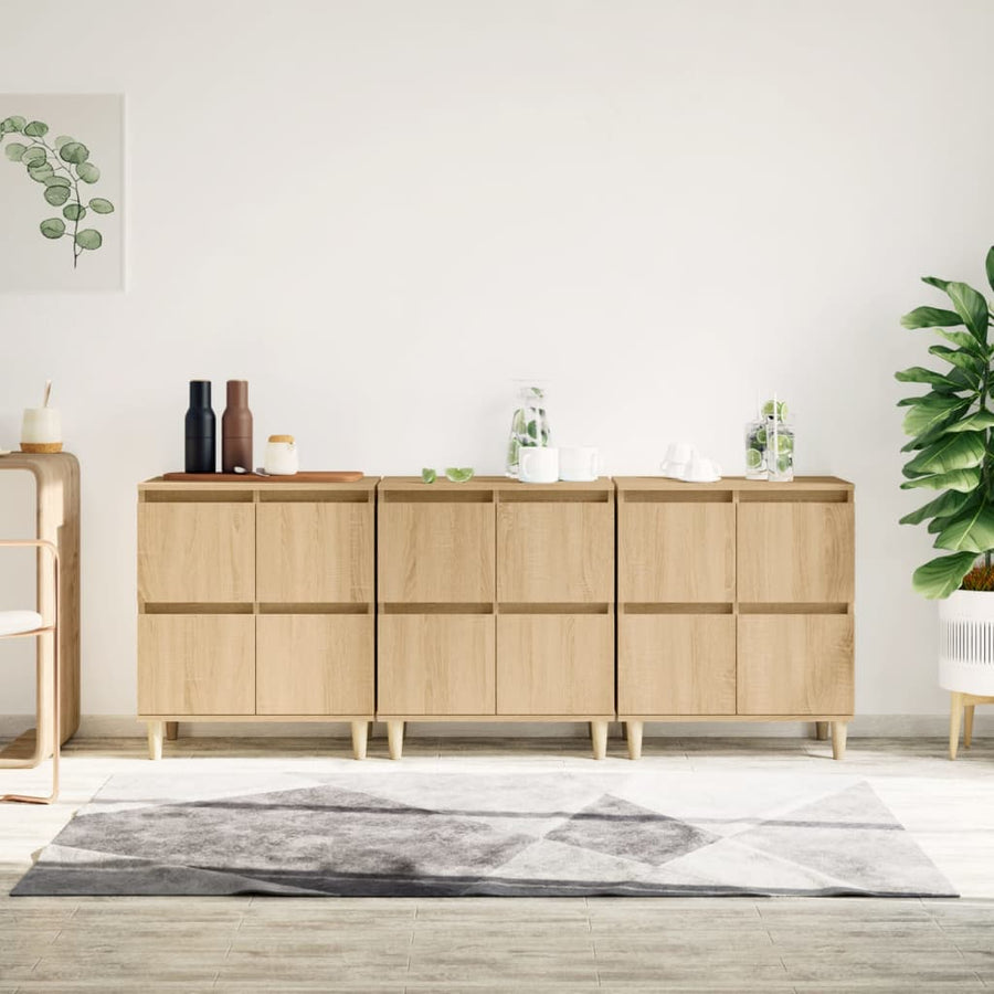 Dressoirs 60X35X70 Cm Bewerkt Hout Kleurig Sonoma eiken
