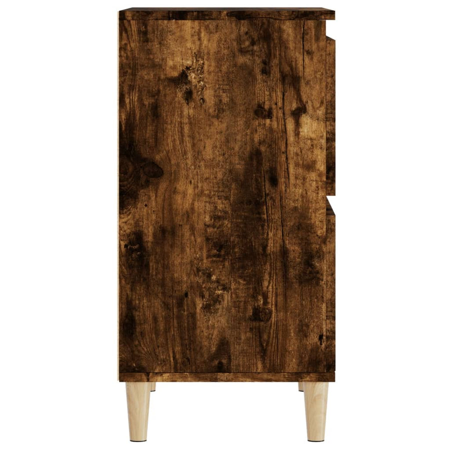 Dressoirs 3 St 60X35X70 Cm Bewerkt Hout Gerookt Eikenkleurig