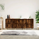 Sideboards 3 pcs 60x35x70 cm engineered wood smoked oak