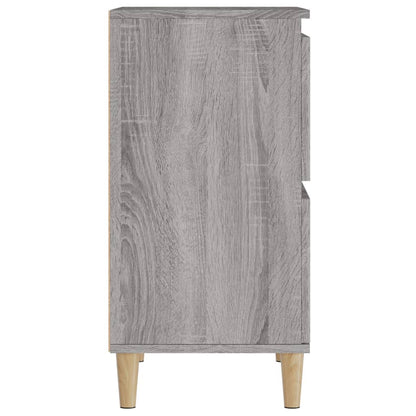 Dressoirs 3 St 60X35X70 Cm Bewerkt Hout Grijs Sonoma Eikenkleur