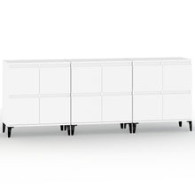 Dressoirs 3 St 60X35X70 Cm Bewerkt Hout Wit
