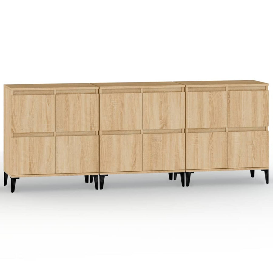Dressoirs 60X5X70 Cm Bewerkt Hout Kleurig 3 Sonoma eiken