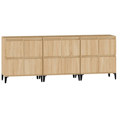 Dressoirs 60X5X70 Cm Bewerkt Hout Kleurig 3 Sonoma eiken