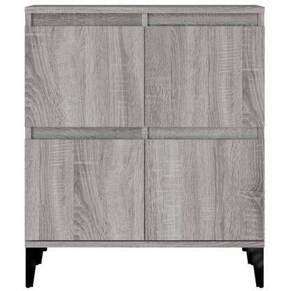 Dressoirs 3 St 60X35X70 Cm Bewerkt Hout Grijs Sonoma Eikenkleur