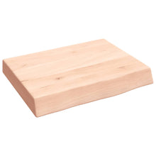 Wastafelblad 40X30X(2-6) Cm Onbehandeld Massief Hout Naturel 40 x 30 x 6 cm