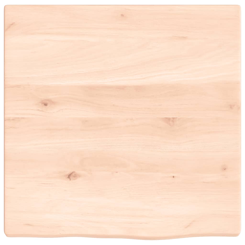 Wastafelblad 40X40X2 Cm Onbehandeld Massief Hout 40 x 40 x 2 cm Naturel