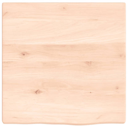 Wastafelblad 40X40X2 Cm Onbehandeld Massief Hout 40 x 40 x 2 cm Naturel