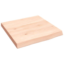Wastafelblad 40X40X(2-4) Cm Onbehandeld Massief Hout Naturel 40 x 40 x 4 cm