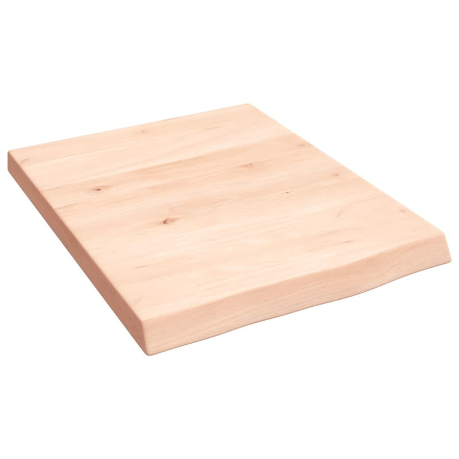 Wastafelblad 40X50X(2-4) Cm Onbehandeld Massief Hout Naturel 40 x 50 x 4 cm