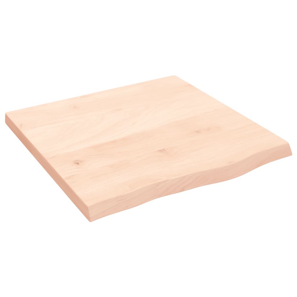 Wastafelblad 60X60X(2-4) Cm Onbehandeld Massief Hout Naturel 60 x 60 x 4 cm