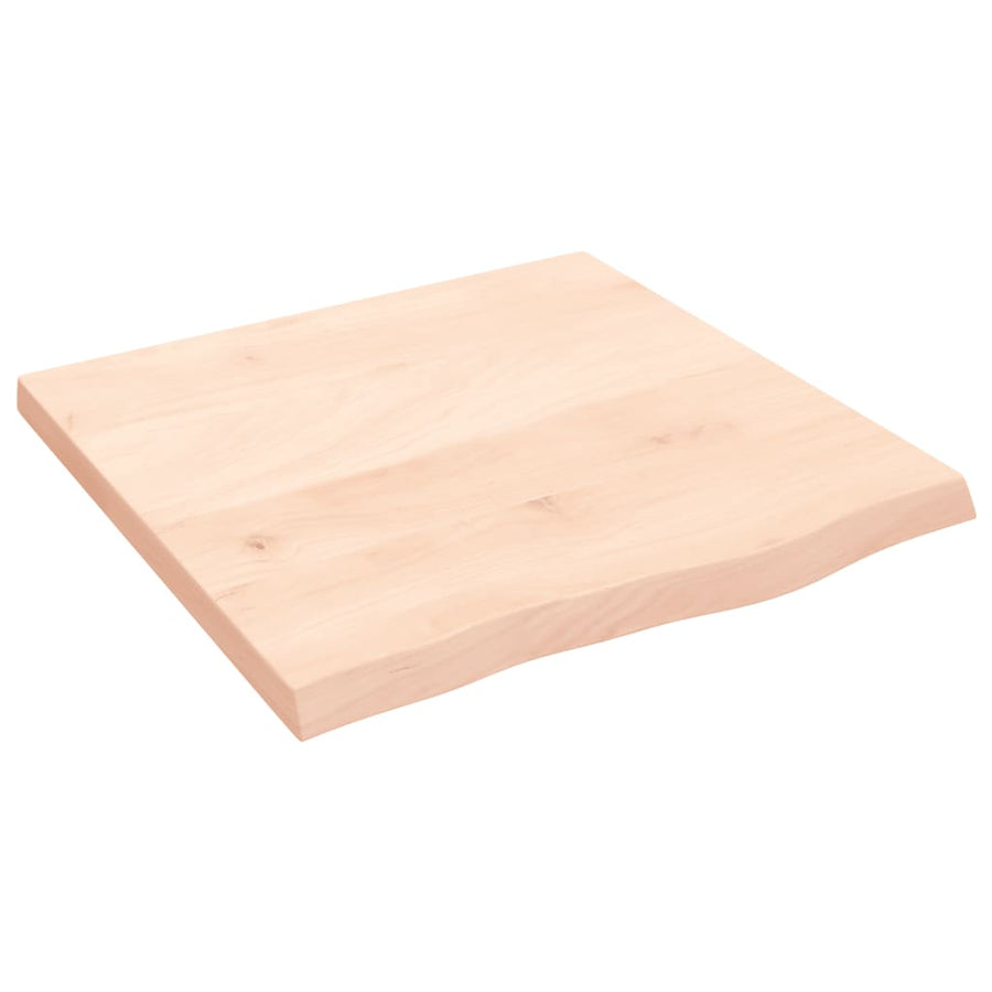 Wastafelblad 60X60X(2-4) Cm Onbehandeld Massief Hout Naturel 60 x 60 x 4 cm