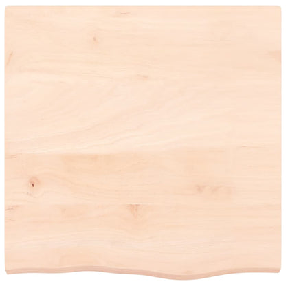 Wastafelblad 60X60X(2-4) Cm Onbehandeld Massief Hout Naturel 60 x 60 x 4 cm