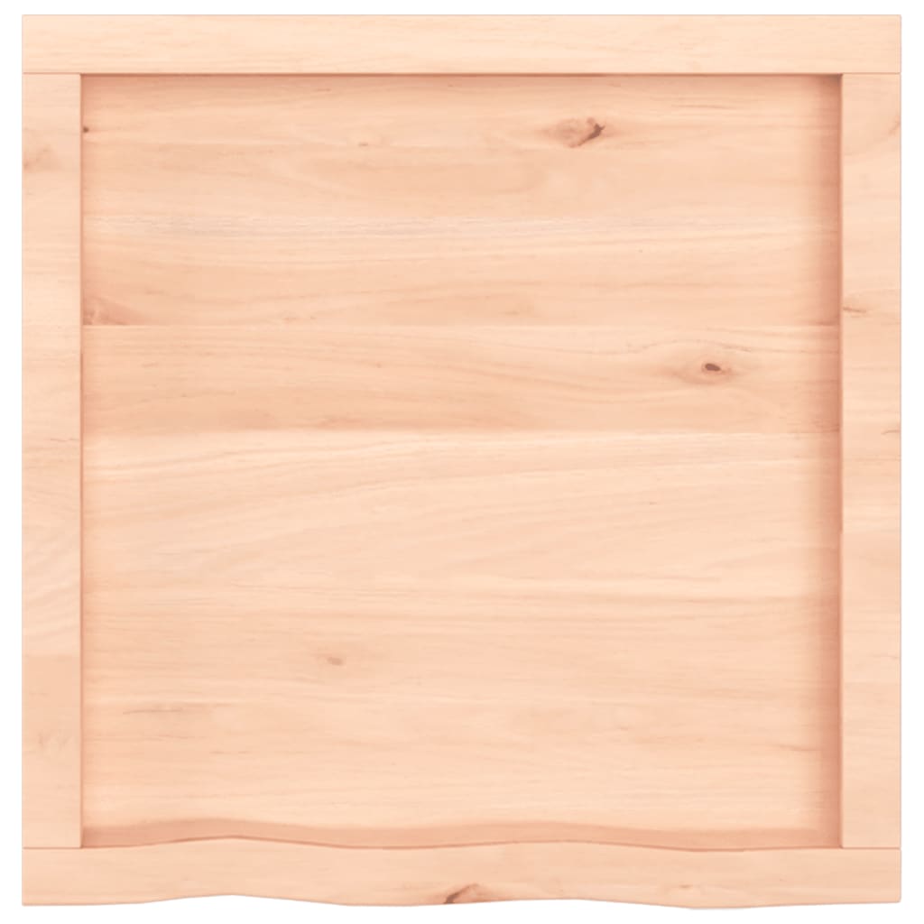 Wastafelblad 60X60X(2-4) Cm Onbehandeld Massief Hout Naturel 60 x 60 x 4 cm