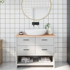 Washbasin top 100x30x2 cm untreated solid wood