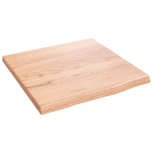 Wastafelblad 40X40X2 Behandeld Massief Hout Lichtbruin 40 x 40 x 2 cm
