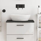 Washbasin top 60x30x2 cm treated solid wood dark brown