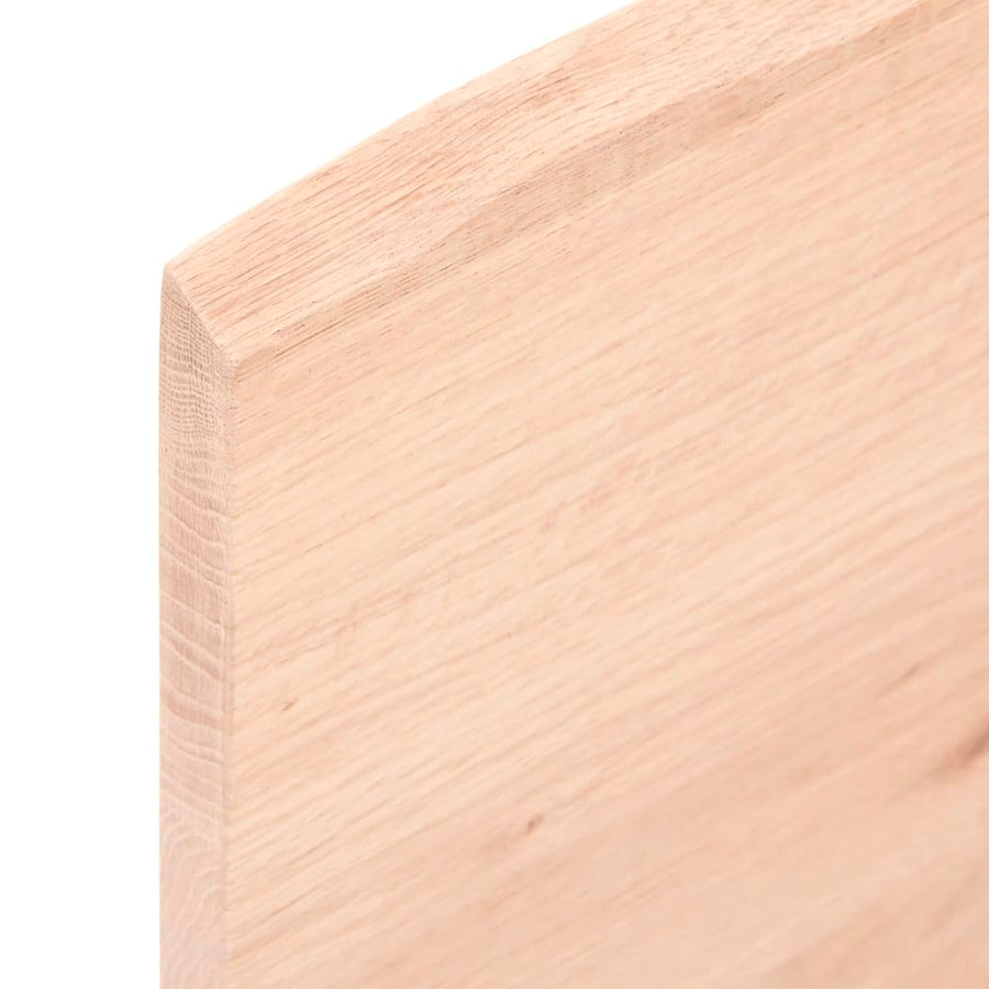 Tafelblad Onbehandeld Massief Eikenhout Naturel 60 x 50 x 2 cm