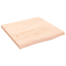 Tafelblad 60X60X(2-4) Cm Onbehandeld Massief Eikenhout Naturel 60 x 60 x 4 cm