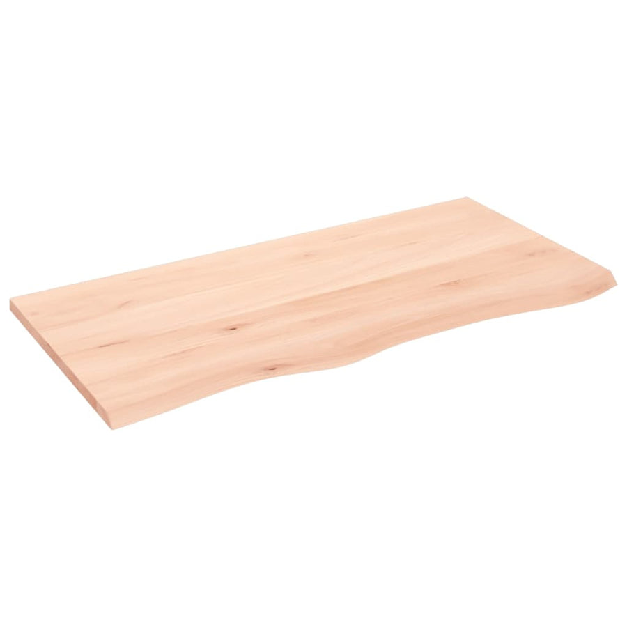 Tafelblad Onbehandeld Massief Eikenhout Naturel 100 x 50 x 2 cm
