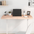 Tabletop 100x60x(2-6) cm untreated solid oak