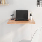 Tabletop 60x40x(2-4) cm treated solid oak light brown