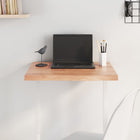 Tabletop 60x50x(2-4) cm treated solid oak light brown
